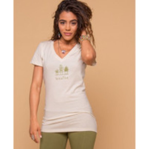 Breathe Graphic Eco V-neck NWT - Picture 3 of 5